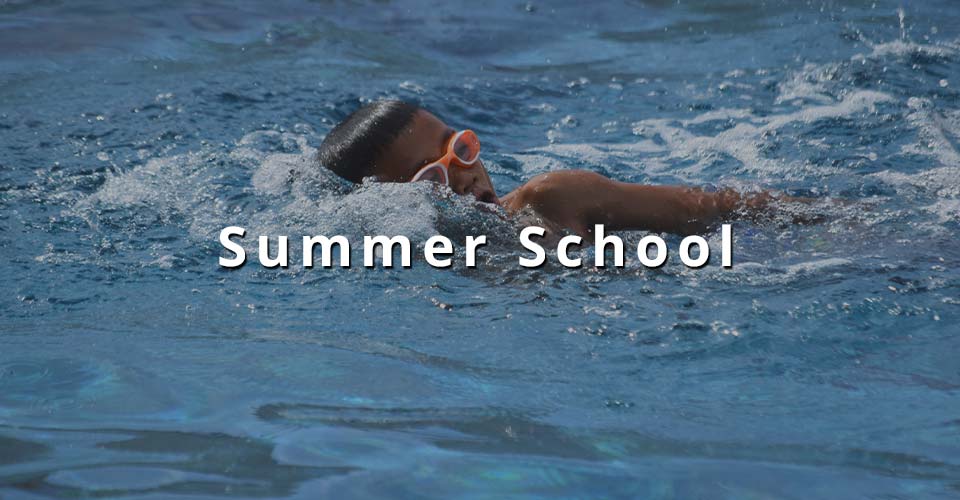 image of student swimming at Hongwanji Mission School